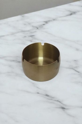 Gold Dekoratif Metal Paslanmaz Çelik Küllük